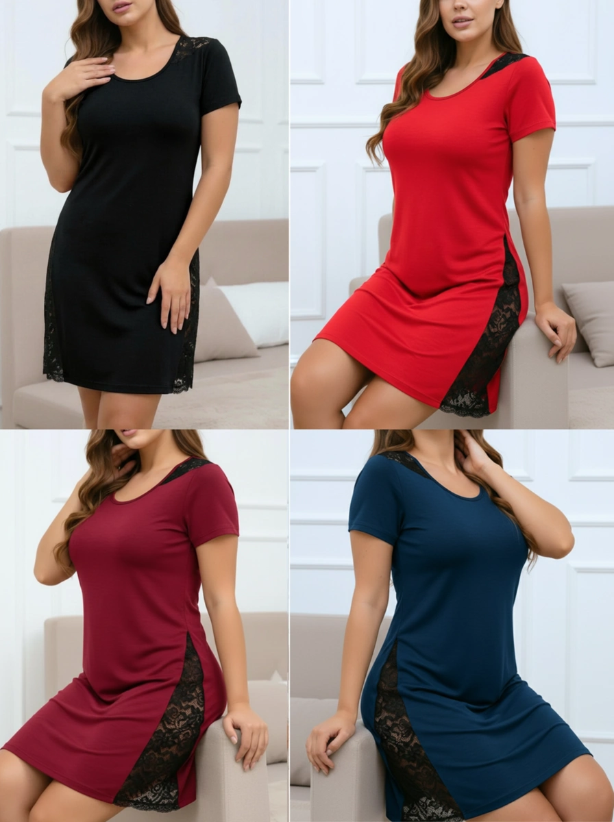 Сорочка Dream Lace — м’який силует і мереживо